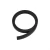 Atlas Homewares - AVN9-L-BL Modern Avalon 6" H Floating Mount House Number Matte Black