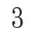 Atlas Homewares - TRN3-BL Traditionalist 6" H Surface Mount House Number Matte Black