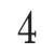 Atlas Homewares - TRN4-BL Traditionalist 6" H Surface Mount House Number Matte Black