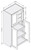 Cab-Tec Shaker Moss Kitchen Cabinet - SM-WP2490