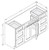 Cab-Tec Shaker Moss Bath Cabinet - SM-VSD4821