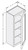Cab-Tec Shaker Dove Kitchen Cabinet - SD-W1842