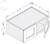 Cab-Tec Shaker Dove Kitchen Cabinet - SD-W331224