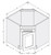 Cab-Tec Slim Shaker Dove Kitchen Cabinet - SSD-CSB36