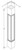 Cab-Tec Slim Shaker Dove Kitchen Cabinet - SSD-SSP4X36