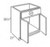 Mantra Cabinetry - Omni Paint - Vanity Sink Base Cabinets - VSB333421-OMNI ADMIRAL