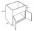 Mantra Cabinetry - Omni Stain - Country Sink Base Cabinets - CNTYSB36-OMNI HAMMOCK