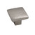 Hardware International - Brass Flat Square Knob - 1-1/4" - 05-502-SN-BRASS