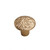 Hardware International - Brass Textured Round Knob  - 1-1/2" - 13-603-SB-BRASS