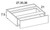 U.S. Cabinet Depot - Torino Dark Wood - Vanity Knee Drawer Cabinets - TDW-VKD36