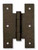 Coastal Bronze - Platinum Finish - H-Hinge - 4-7/8" x 7" Bolt - 20-500-P
