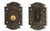 Coastal Bronze - Platinum Finish - Patio Deadbolt Euro Plate - 30-275-P
