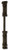 Coastal Bronze - Platinum Finish - Shutter Bolt - 20" Throw 2" - 70-300-20-P
