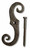 Coastal Bronze - Platinum Finish - Shutter Dog - 7" / RH - 70-500-RH-P