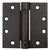 Coastal Bronze - Platinum Finish - Stainless Spring Hinge - 4-1/2" x 4-1/2" / PVD - 30-455-P