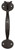 Coastal Bronze - Platinum Finish - Thumb Latch Bean / Slim - 7-1/2" x 2-3/4" / Includes Drop Bar - 40-100-B-P