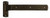Coastal Bronze - Champagne Finish - Shutter Strap - 2-1/4" - 70-710-C