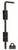 Coastal Bronze - Champagne Finish - Cane Bolt - 48" - 80-100-48-C