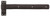 Coastal Bronze - Champagne Finish - Band Hinge - 12" / Arch / Includes Pintle - 20-350-A-C