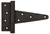 Coastal Bronze - Champagne Finish - Gate T-Hinge / Button Tip - 30-440-C