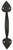 Coastal Bronze - Champagne Finish - Pull Handle Heart / Slim - 8-1/2" x 2" - 40-105-H-C