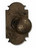 Coastal Bronze - Midnight Finish - Euro Plate 5" Dummy Set Lever Knob - 300-00-DUM-M