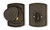 Coastal Bronze - Midnight Finish - Dead Bolt Arch - 2-1/2" x 3" - 30-110-M