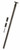 Coastal Bronze - Midnight Finish - Bahama Shutter Strap Stay - 20" - 70-680-M