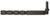 Coastal Bronze - Midnight Finish - Heavy Pintle in Pipe - 20-255-H-M