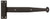 Coastal Bronze - Midnight Finish - Loose Pin Band Hinge RH - Bean - 20-380-B-RH-M