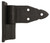 Coastal Bronze - Midnight Finish - Driveway Gate Hinge - Edge Mount - 20-391-M