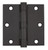 Coastal Bronze - Midnight Finish - Template Hinge - 3-1/2" x 3-1/2" / Button Tip - 30-409-M