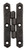 Coastal Bronze - Midnight Finish - Cabinet T-Hinge - 30-465-M