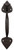 Coastal Bronze - Midnight Finish - Thumb Latch Spear / Slim - 8-1/2" x 2-3/4" / Includes Drop Bar - 40-100-S-M