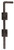 Coastal Bronze - Midnight Finish - Cane Bolt - 25" - 1" Diameter Rod - Heavy Duty - 80-115-M