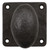Coastal Bronze - Midnight Finish - Square Plate - 2-3/4" Passage - 105-00-PAS-M