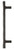 Coastal Bronze - Midnight Finish - Finger Pull with Handle - Set - 8-7/8 - w/40-730 Pull - 40-800-M