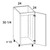 U.S. Cabinet Depot - Verona Pure Blanc - Full Height Single Door Sink Base Cabinets - VPB-SB24SFH