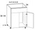 U.S. Cabinet Depot - Verona Pure Blanc - Two Door Single False Drawer Front Sink Base Cabinets - VPB-SB24