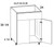 U.S. Cabinet Depot - Verona Pure Blanc - Two Door Single False Drawer Front Sink Base Cabinets - VPB-SB30