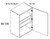 U.S. Cabinet Depot - Verona Pure Blanc - 40 1/4" H One Door Wall Cabinets - VPB-W1540
