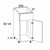 U.S. Cabinet Depot - Palermo Gloss White - Vanity Sink Base False Front Single Door Cabinets - PGW-VSB24S