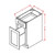 U.S. Cabinet Depot - Casselberry Saddle - Drawer File Base Cabinet - CS-DFB18