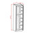 U.S. Cabinet Depot - Casselberry Antique White - Utility Cabinets-4 Doors - CW-U248424