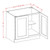 U.S. Cabinet Depot - Torrance White - Double Full Height Door Base Cabinet - TW-B36FH