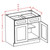 U.S. Cabinet Depot - Torrance White - Double Door Double Drawer Base Cabinet - TW-B42