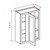 U.S. Cabinet Depot - Torrance White - Wall Blind Cabinets - TW-WBC2736