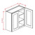 U.S. Cabinet Depot - Torrance White - Open Frame Wall Cabinets-Double Door - TW-W3030GD