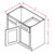 U.S. Cabinet Depot - Shaker Dove - Blind Bases Cabinet - SD-BBC42