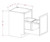 U.S. Cabinet Depot - Shaker Grey - Blind Base Cabinet - SG-B18FHTCPO